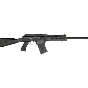SDS Imports VP12 S12 12 Gauge 3 in 19 in Threaded Barrel 5+1 Black Metal Finish Black Polymer Fixed Stock (VEPR Mag)