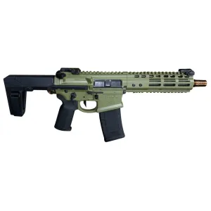 Noveske 02000743 Gen 4 Ghetto Blaster 5.56 NATO 7.94 in 30+1 Bazooka Green Cerakote Black Magpul K2 Grip Q PDW Stock