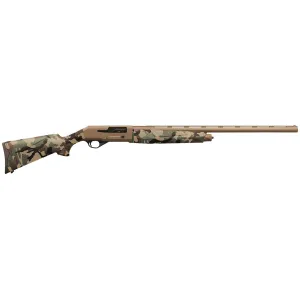 Charles Daly 930328 601 12 Gauge 4+1 3 in 28 in Vent Rib Barrel, FDE Finish Aluminum Receiver, Woodland Camo Synthetic Stock, Includes 3, Choke Tubes, Shotgun