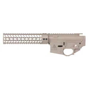 Spikes Tactical Gadsden Lower/Upper Receiver Set, Semi-automatic, 223 Remington/556NATO, Cerakote Finish, Magpul FDE, Includes 9 in SAR3 Rail STS1634-PM9S