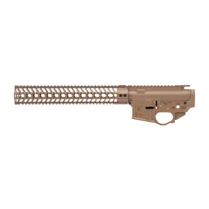 Spikes Tactical Punisher Lower/Upper Receiver Set, Semi-automatic, 223 Remington/556NATO, Cerakote Finish, Barrett Brown, Includes 13.2 in SAR3 Rail STS1615-PN3S