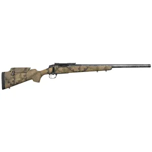Proof Research 135884 Tundra TI Full Size 7mm PRC 4+1 24 in Carbon Fiber Match Grade/Threaded Barrel Black Titanium Receiver TFDE Fixed w/Adj Cheek Rest Stock Right Hand, Rifle