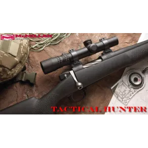 McMillan Tactical Hunter Rifle TH300-24, 300 Win, Bolt Action, 24 in BBL 1x12 Twist, Matte Black Finsh, 4 Rd