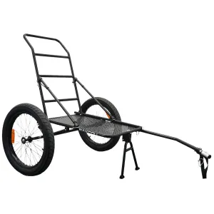 Bakcou E-bikes RFDT Deer EBike Trailer Includes Kickstand Black 72