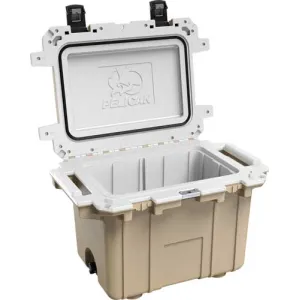Pelican Coolers Im 50 Quart Elite Tan/White 50Q1TANWHT