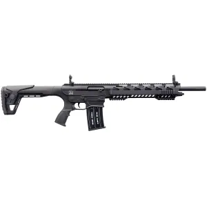 Charles Daly 930192 AR 12A Full Size Frame 12 Gauge Semi-Auto 3 in 5+1 18.50 in Black Steel Barrel, Black Aluminum Receiver, Black Synthetic Stock w/Adj Comb, Black Polymer Grip, Shotgun