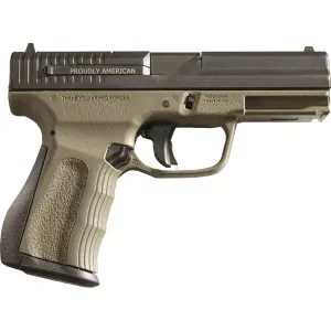 FMK Elite Pistol Package 9mm 4 in OD Green 14 rd FMKG9C1EOD