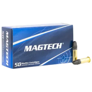 Magtech 22B Rimfire Ammo 22LR 40gr Lead Round Nose/ 5000rds *Sold by case only, Rimfire Ammuinition