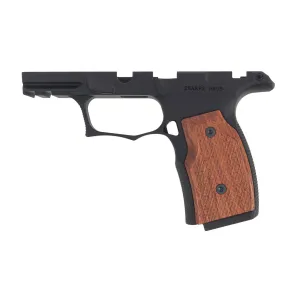 Sharps Bros. Grip Module, Fits Sig P365/XL/X/X Macro with Manual Safety, Anodized Finish, Black, Inlcudes Brazilian Cherry Grip Panels SBGM02