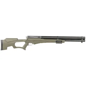Umarex USA 2252659 Air Saber PCP Air Archery Gun 1rd Bolt Action, 2 Stage Trigger, Picatinny Accessory Rails, Green Fixed Thumbhole Stock Includes 3 Field Tipped Arrows