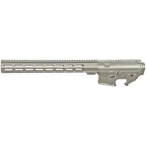 WMD Guns Upper/Lower Receiver Set NIBXMSF15-3PC, Semi-automatic, 223 Rem/556NATO, Free Float Hand Guard, Nib-X Finish NIBXMSF15-3PC