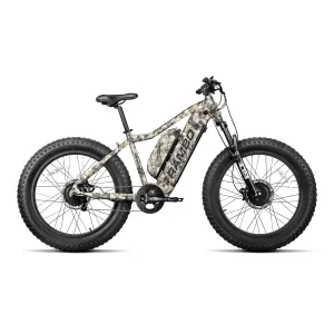 Rambo Bikes R1000X2MFFVWC Megatron 2.0 Full Frame TrueTimber Viper Western Camo AWD System w/Dual Chain Pivot Tensioner, Dual Bafang G062/G060 Motor, 28 mph Speed