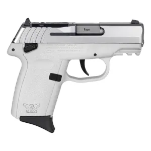 SCCY Industries CPX1TTWTRDRG3 CPX-1 Gen3 RDR 9mm Luger 10+1 3.10 in White Polymer w/Picatinny Rail Serrated SS Slide White Polymer Grip, Pistol