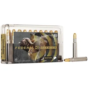 Federal P416T2 Premium Safari Cape-Shok 416Rigby 400gr Trophy Bonded Sledgehammer Solid 20 Per Box/10 Case Centerfire, Rifle Ammunition