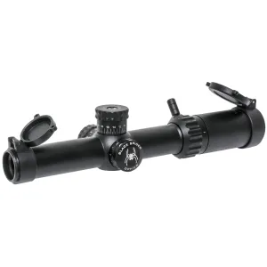 Black Spider BSO1-4X24 Rifle Scope, 1-4X24, Illuminated Reticle, 30mm Tube w/Hard Anodized, BSO1-4X24