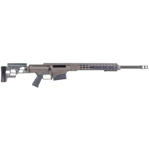 Barrett MRAD Rifle System 14349, .338 Lapua, 24 in Fluted Match Grade Barrel, Bolt-Action, Folding Stock, Adj Match Trigger, Multi-Role Brown Cerakote Finish, 10 Rds