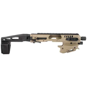 Command Arms MCKG MCK Standard Conversion Kit Fits Glock 17/19/19X/22/23/31/32/45 Gen3-5 OD Green Synthetic Stock