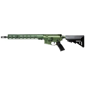Geissele Automatics 08-188-40G Super Duty 5.56x45mm NATO 16 in Green Manganese Phosphate B5 Enhanced Sopmod Stock Geissele Rifle Grip Grip