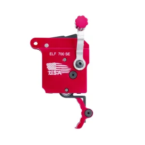 Elftmann Tactical Trigger, Remington 700, Straight without Bolt Release, Red ELF 700-R.CL