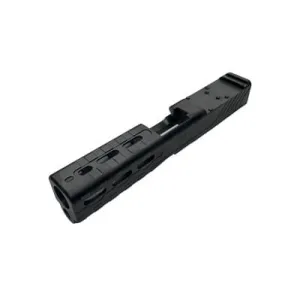 Sylvan Arms Custom Slide, Trijicon RMR Slide Cut, For Glock 19 GEN3, DLC Finish, Black, Includes RMR Cover/Adapter Plate, RMR Locating Pins and Plate Screws GL19G3