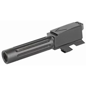 Agency Arms Mid Line Barrel MLG43FDLC, 9MM, Black Nitride Finish, Fluted, Fits Glock 43 MLG43FDLC