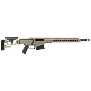 Barrett MRAD Rifle System 14372, .338 Lapua, 20 in Fluted Match Grade Barrel, Bolt-Action, Folding Stock, Adj Match Trigger, FDE Cerakote Finish, 10 Rds