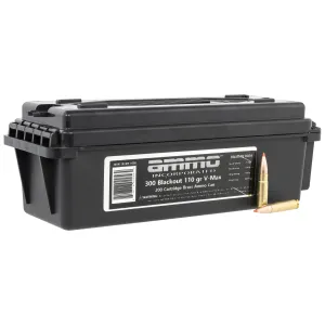 Ammo Incorporated 300B110VMXB200 Signature 300 Blackout 110 gr V-Max 200 Bx/ 6 Cs