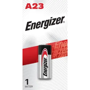 Energizer A23BPZ A23 Battery Silver Miniature Alkaline 12 Volts, 50 mAh Qty (72) Single Pack