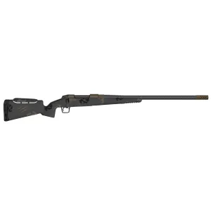 Fierce FCRFP68WES22MM Carbon Rival FP 6.8 Western 3+1 (Hinged Floor Plate) 22 C3 Carbon Fiber, Midnight Bronze Steel Rec, Trophy Camo Carbon Fiber Rival Stock with Adj. Cheek Piece, Radial TI Muzzle Brake, Bix & Andy Adj. Trigger, Rifle