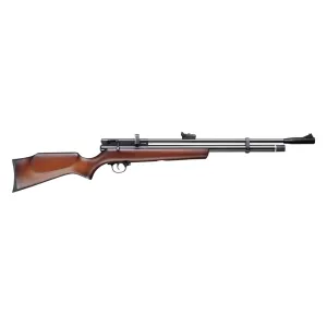 Beeman 1328 Chief II Pre-Charged Pneumatic 22 Pellet 10+1 Shot Black Black Receiver, European Hardwood Stock Air, Rifle