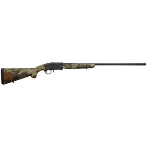 Charles Daly 101 Compact, Single Shot, 410 Bore, 3 in Chamber, 26 in Barrel, Matte Finish, Woodlands Camo, 1 Round, Fiber Optic Front Sight, Synthetic Stock 930.336