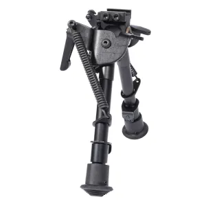 Badger Ordnance LPBK Enhanced Bipod 534-01A, Fits Picatinny, 6 in-9 in Adjustable Length, Black 534-01A