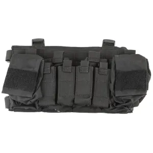 Haley Strategic Partners D3CRX D3CRX-1-1-BLK, Chest Rig, Nylon Construction, Black, Includes (4) Rifle Mag Pouches