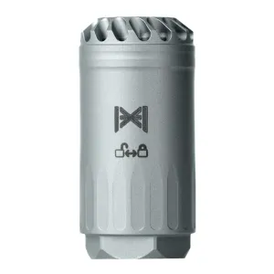 HUXWRX Safety Company Blastphemy, Blast Diverter, Glacier Gray, Fits HuxWrx Muzzle Device 2655