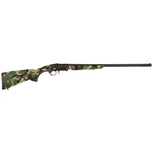 Charles Daly 930336 101 Full Size 410 Gauge Break Open 3 1rd 26 Blued Steel Barrel & Receiver, Fixed Woodland Camo Synthetic Stock, Shotgun