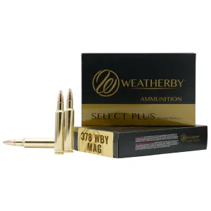 Weatherby Select Plus Ammunition 378 Weatherby Magnum | H378270SP