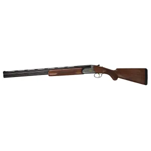 Bettinsoli USA BOSL202822 Omega S Lite 20 Gauge 28 in 3 in 2rd, Stainless Waterfowl Engraved Rec, Blued Barrel, Walnut Fixed Comb Stock, Includes 5 Chokes