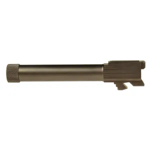 Lone Wolf Distributors Dusk19 Barrel, 9MM, 4.6 in Threaded Barrel, 1/2X28 Thread Pitch, For 3rd and 4th Generation Glock 19, PVD Finish, Bronze LWD-Dk-19TH-ORB