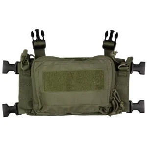 Haley Strategic Partners D3CR Micro, Chest Rig, Nylon Construction, Ranger Green, Includes (1) Large Open Pouch, (2) Pistol Magazines, (1) Pouch & X-Harness D3CRM-1-1-RG