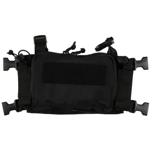 Haley Strategic Partners D3CR Micro, Chest Rig, Nylon Construction, Black, Includes (1) Large Open Pouch, (2) Pistol Magazines, (1) Pouch & X-Harness D3CRM-1-1-BLK
