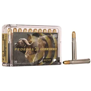 Federal P416RT2 Premium Safari Cape-Shok 416RemMag 400gr Trophy Bonded Sledgehammer Solid 20 Per Box/10 Case Centerfire, Rifle Ammunition