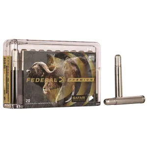 Federal P458T2 Premium Safari Cape-Shok 458WinMag 500gr Trophy Bonded Bear Claw 20 Per Box/10 Case Centerfire, Rifle Ammunition