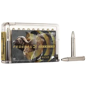 Federal P458T1 Premium Safari Cape-Shok 458WinMag 400gr Trophy Bonded Bear Claw 20 Per Box/10 Case Centerfire, Rifle Ammunition