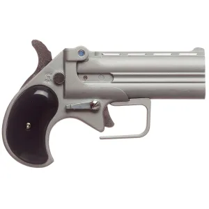 Cobra Pistol BBG9SB Derringer Big Bore 9mm Luger 2 Shot 3.50 in Satin Stainless Barrel & Frame w/Black Grips