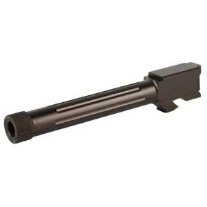 Lone Wolf Distributors AlphaWolf Barrel, 9mm, 5.3 in Threaded Barrel, 1/2X28 Thread Pitch, For 3rd and 4th Generation Glock 17, PVD Finish, Bronze AW-17TH-ORB