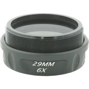 Sure-Loc 6X 29mm Lens Center Drilled for .19" Fiber SL52296
