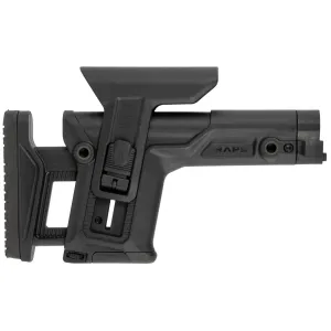 FAB Defense FXRAPS RAPS Rapid Adjustment Precision Stock Integrated Cheek-Rest & Adjustable LOP 1Latch System Black Polymer
