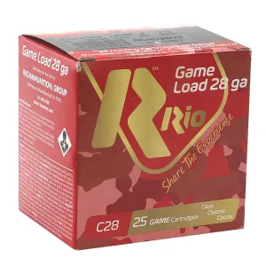 Rio Ammunition RC288 Top Target 28 Gauge 2.75 in 3/4 oz 8 Shot 25 Per Box/ 10 Case