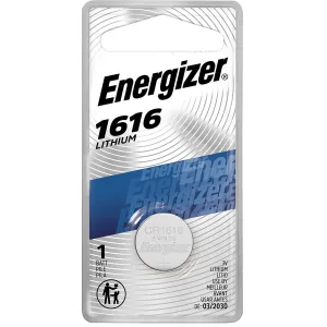 Energizer ECR1616BP 1616 Battery Silver Lithium Coin 3.0 Volts,60 mAh Qty (72) Single Pack