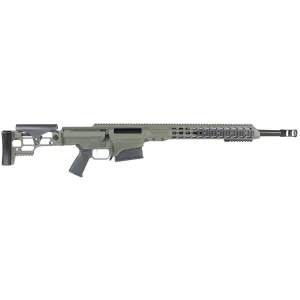 Barrett MRAD Rifle System 14377, .338 Lapua, 20 in Heavy Match Grade Barrel, Bolt-Action, Folding Stock, Adj Match Trigger, OD Green Cerakote Finish, 10 Rds